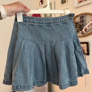 Forever 21 Light Blue Denim Skirt